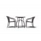 Комплект плетеной мебели 4SIS Форли алюминий, искусственный ротанг серо-коричневый Фото 1