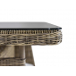 Стол плетеный обеденный 4SIS Венето алюминий, искусственный ротанг соломенный Фото 5