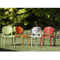 Стул пластиковый Scab Design Gio стеклопластик лен Фото 5