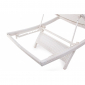 Шезлонг-лежак плетеный Garden Relax Clipper алюминий, искусственный ротанг белый Фото 10
