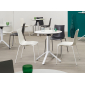 Стул пластиковый Scab Design Zebra Technopolymer 4 legs сталь, технополимер лен Фото 4