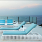 Шезлонг-лежак плетеный с матрасом Skyline Design Dynasty алюминий, искусственный ротанг, sunbrella белый, бежевый Фото 13