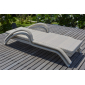 Шезлонг-лежак плетеный с матрасом Skyline Design Imperial алюминий, искусственный ротанг, sunbrella белый, бежевый Фото 12