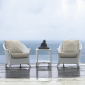 Кресло плетеное с подушками Skyline Design Malta алюминий, искусственный ротанг, sunbrella белый, бежевый Фото 12