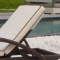 Шезлонг-лежак плетеный с матрасом Skyline Design Imperial алюминий, искусственный ротанг, sunbrella мокка, бежевый Фото 8