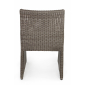Кресло плетеное с подушкой Garden Relax Abigail алюминий, искусственный ротанг коричневый Фото 5