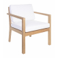 Кресло деревянное с подушками Garden Relax Arizona тик, ткань коричневый Фото 6