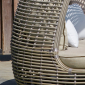 Лаунж-диван плетеный Skyline Design Shade алюминий, искусственный ротанг, sunbrella серый, бежевый Фото 8