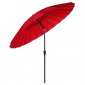 Зонт садовый D_P Orient алюминий/полиэстер красный Фото 3