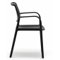Кресло пластиковое PEDRALI Ara стеклопластик черный Фото 5