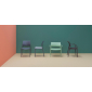 Кресло пластиковое PEDRALI Ara Lounge стеклопластик оранжевый Фото 12