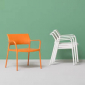 Кресло пластиковое PEDRALI Ara Lounge стеклопластик зеленый Фото 13