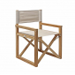 Кресло деревянное складное мягкое Giardino Di Legno Venezia тик, акрил Фото 16