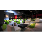 Софа модульная PEDRALI Host Lounge сталь, полиэтилен черный Фото 7