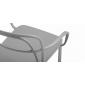 Кресло пластиковое PEDRALI Intrigo алюминий серый Фото 8