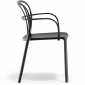 Кресло пластиковое PEDRALI Intrigo алюминий серый Фото 5