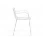 Кресло металлическое PEDRALI Nolita сталь белый Фото 6
