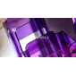 Табурет барный прозрачный PEDRALI Rubik поликарбонат фиолетовый Фото 6