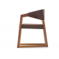 Кресло деревянное мягкое PEDRALI Sign дуб, ткань Фото 4
