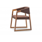 Кресло деревянное мягкое PEDRALI Sign дуб, ткань Фото 6