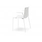 Кресло пластиковое PEDRALI Tweet металл, стеклопластик белый Фото 5