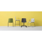 Кресло пластиковое на полозьях PEDRALI Tweet сталь, стеклопластик белый, желтый Фото 16