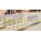 Кресло пластиковое на полозьях PEDRALI Tweet сталь, стеклопластик белый, желтый Фото 8