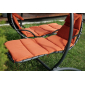 Двойное подвесное кресло-качели Besta Fiesta Luna Consept алюминий, текстилен оранжевый Фото 6
