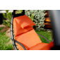 Двойное подвесное кресло-качели Besta Fiesta Luna Consept алюминий, текстилен оранжевый Фото 8