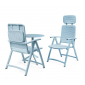 Стол пластиковый обеденный Nardi Step + Step Mini стеклопластик голубой Фото 8