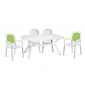 Комплект пластиковой мебели Nardi пластик белый, зеленый Фото 1