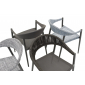 Кресло металлическое текстиленовое Varaschin Clever алюминий, текстилен, ткань серый, серо-коричневый Фото 3