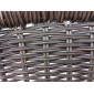 Комплект плетеной мебели Afina Асоль-3B искусственный ротанг, сталь орех Фото 3