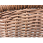 Комплект плетеной мебели Afina Николь-1А искусственный ротанг, сталь капучино Фото 2
