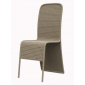 Плетеный стул Terrasophy алюминий, искусственный ротанг коричневый Фото 1