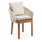 Подушка для спинки кресла RosaDesign Dakota ткань бежевый, коричневый Фото 2