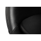 Кресло дизайнерское мягкое Beon Egg хромированная сталь, экокожа черный Фото 8