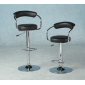 Барный стул мягкий Beon Angle хромированная сталь, экокожа черный Фото 2