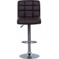 Барный стул мягкий Beon Kruger хромированная сталь, экокожа черный Фото 2