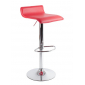 Барный стул мягкий Beon Provence хромированная сталь, экокожа красный Фото 1