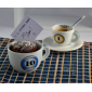 Кофейные пары для капучино Ancap Edex фарфор деколь Biliardo Фото 4