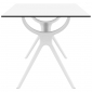Стол пластиковый Siesta Contract Air Table 180 пластик, ламинат HPL белый Фото 6