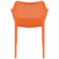 Кресло пластиковое Siesta Contract Air XL стеклопластик оранжевый Фото 8