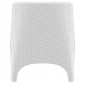 Кресло пластиковое плетеное Siesta Contract Aruba стеклопластик белый Фото 13