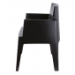 Кресло пластиковое Siesta Contract Box полипропилен черный Фото 7