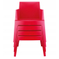 Кресло пластиковое Siesta Contract Box полипропилен красный Фото 6