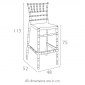 Стул прозрачный барный Siesta Contract Chiavari Bar 75 поликарбонат янтарный Фото 2