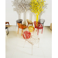 Кресло прозрачное Siesta Contract Crystal поликарбонат янтарный Фото 15