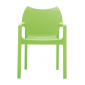Кресло пластиковое Siesta Contract Diva стеклопластик зеленый Фото 5