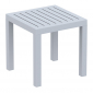Столик пластиковый для лежака Siesta Contract Ocean Side Table пластик серебристый Фото 1